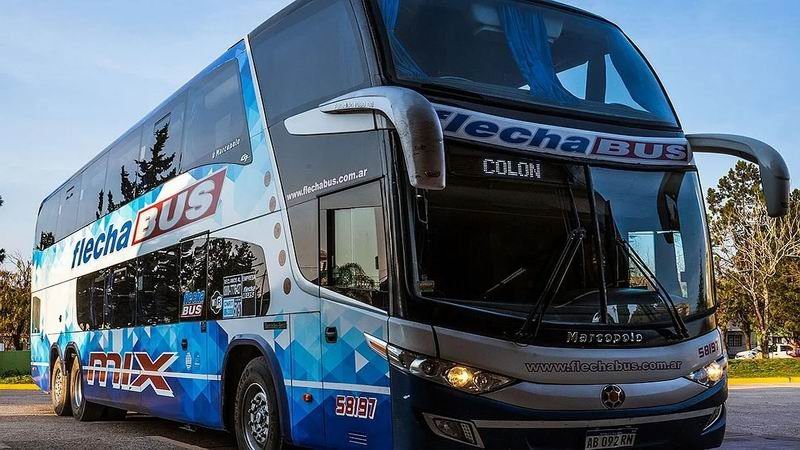 Cómo comprar pasajes a Concordia con Flecha Bus 1 autobus de flecha bus en ruta 1