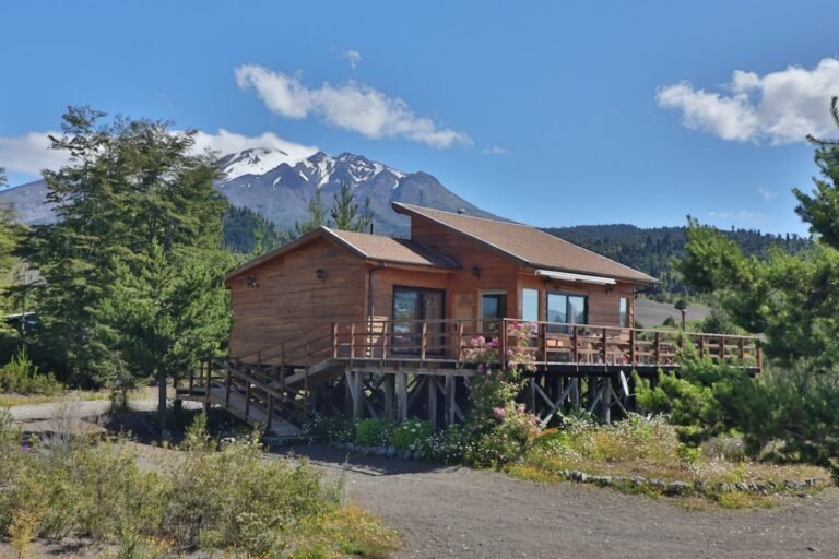 cabana en paisaje natural de entre rios