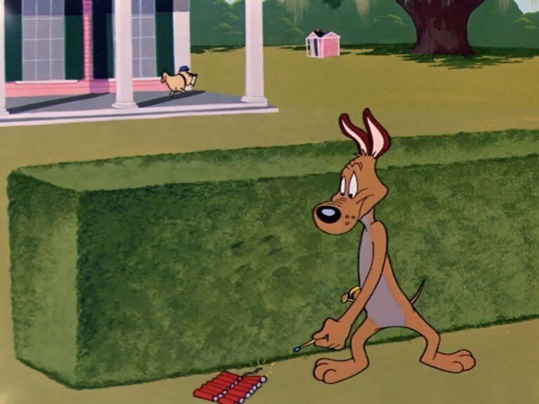 clifford jugando en un parque soleado