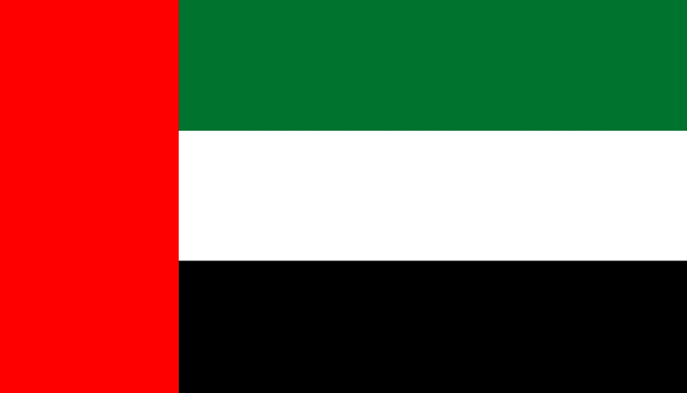 colores de la bandera de emiratos arabes