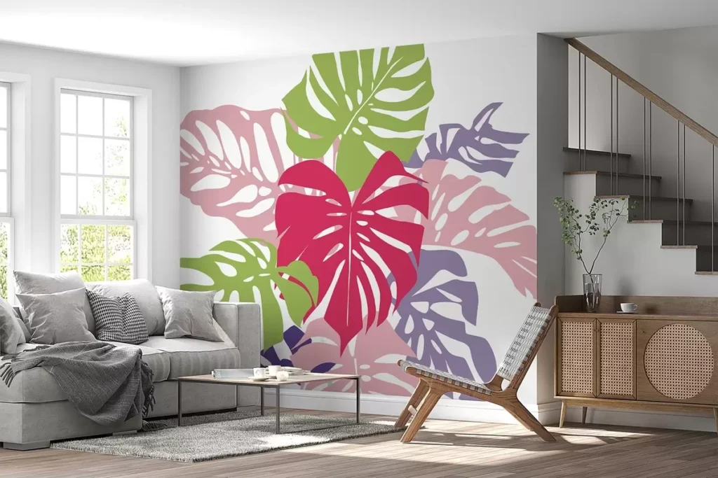 Qué ideas creativas puedes implementar con murales de hojas y flores 6 Qué ideas creativas puedes implementar con murales de hojas y flores