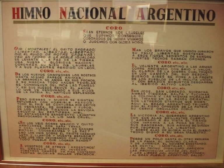 composicion del himno nacional argentino