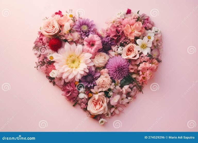 Qué frases emotivas puedo dedicarle a una persona especial 11 corazon rodeado de flores coloridas