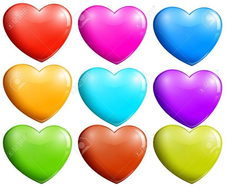 Cómo usar emojis de amor en WhatsApp para expresar tus sentimientos 15 corazones de colores sobre un fondo claro