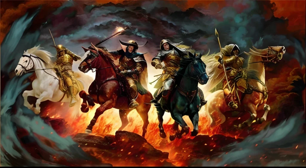 Qué trama y personajes destacan en la película Los Cuatro Jinetes del Apocalipsis 6 Qué trama y personajes destacan en la película Los Cuatro Jinetes del Apocalipsis