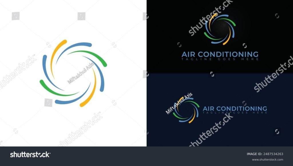 Cómo crear un logo atractivo para técnico en refrigeración 1 diseno de logo con elementos de refrigeracion