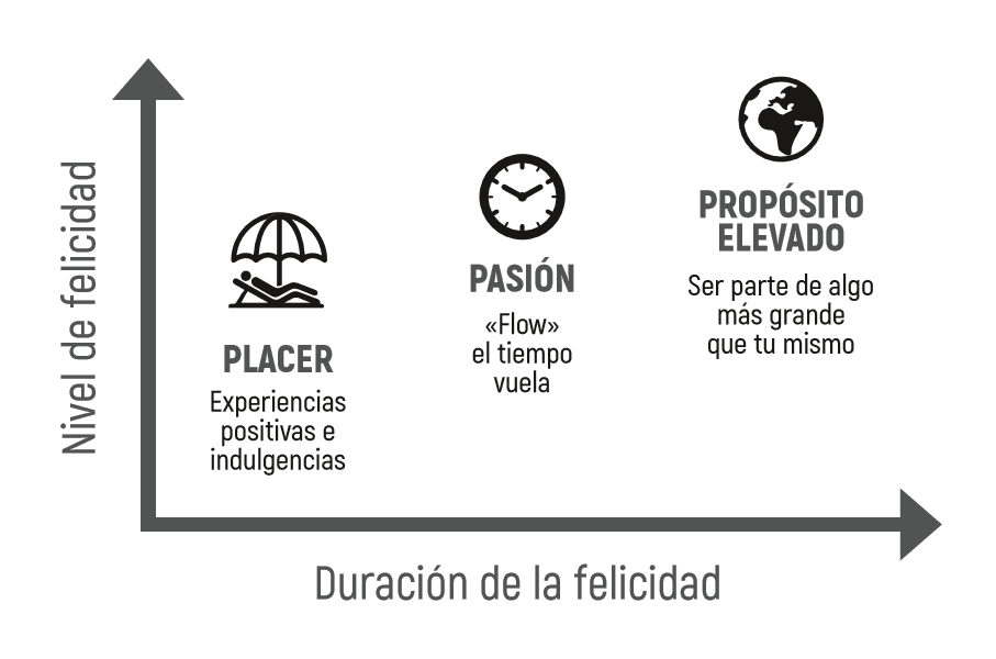 diversas fuentes de felicidad en la vida