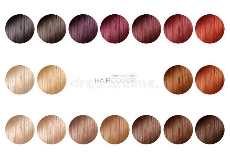 Qué paleta de colores de pelo es la ideal para ti 30 diversas muestras de colores de cabello