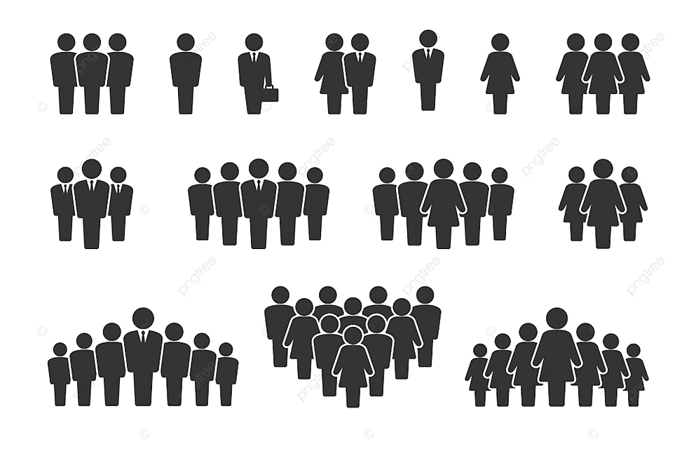 Dónde encontrar imágenes de personas en PNG para usar en renders 1 diversas siluetas de personas en png