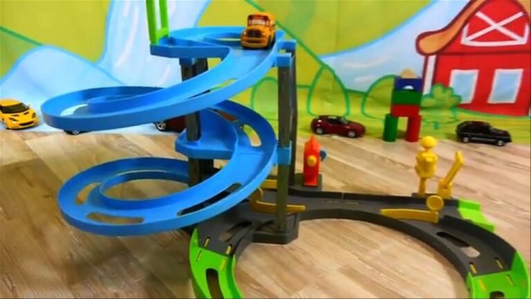 diversion en pista de autos para ninos