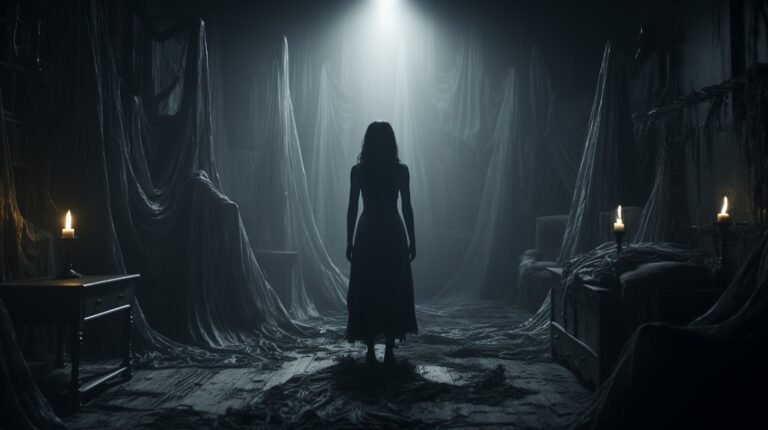 escena inquietante de una pelicula de terror