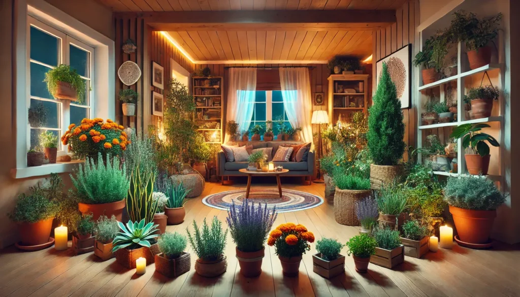 Cuál es la mejor oración para limpiar la casa con energía positiva 1 espacio limpio y armonioso con plantas