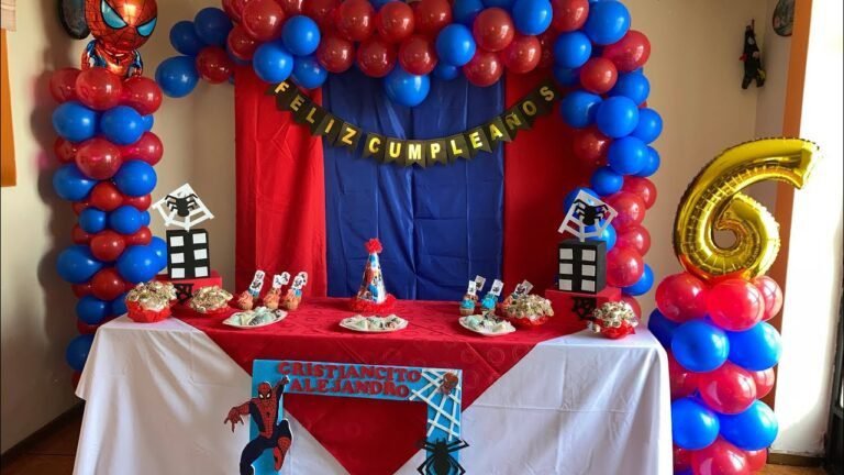 Dónde encontrar fondos del Hombre Araña para cumpleaños infantiles 20 fiesta infantil tematica del hombre arana
