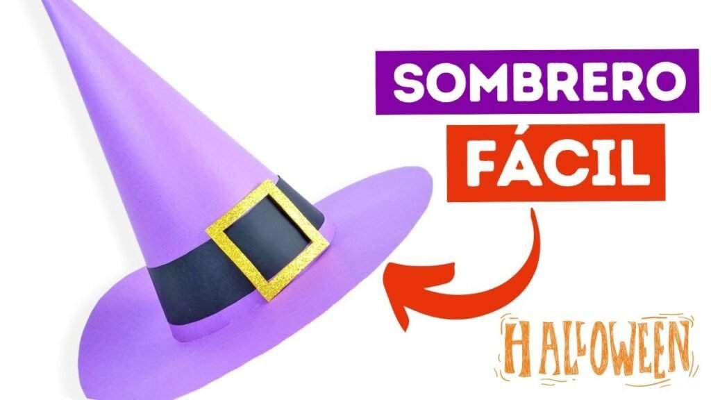 Cómo hacer un gorro y capa de bruja para Halloween 1 gorro y capa de bruja en halloween