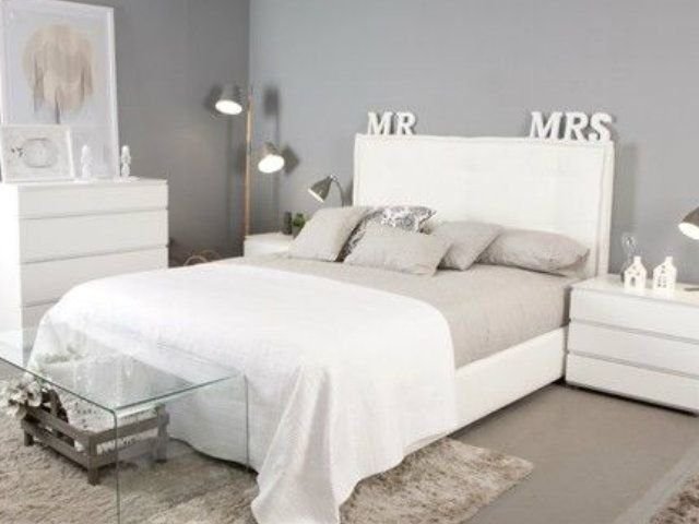 Cómo decorar una habitación en tonos gris y blanco para que luzca moderna 1 habitacion moderna en tonos gris y blanco