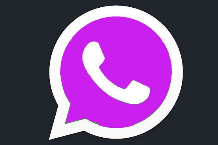 icono de whatsapp sobre fondo colorido