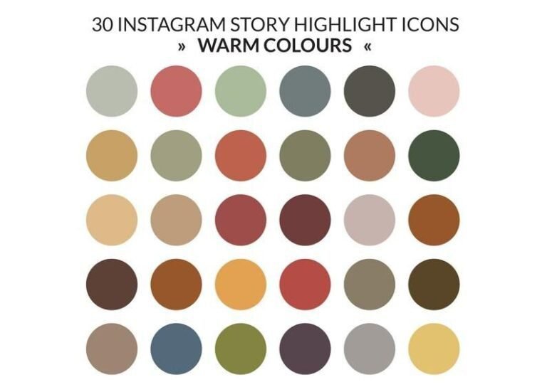 iconos coloridos para historias de instagram