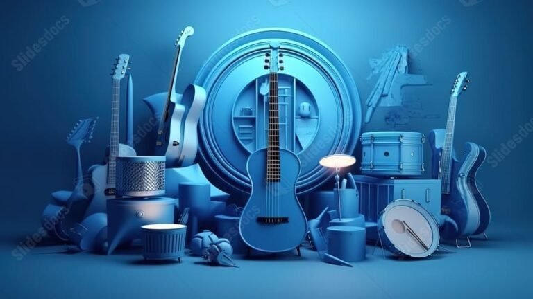 Por qué se celebra el Día de la Música en Santa Cecilia 20 instrumentos musicales en un fondo festivo