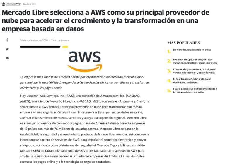 lectura de prensa en espanol 1