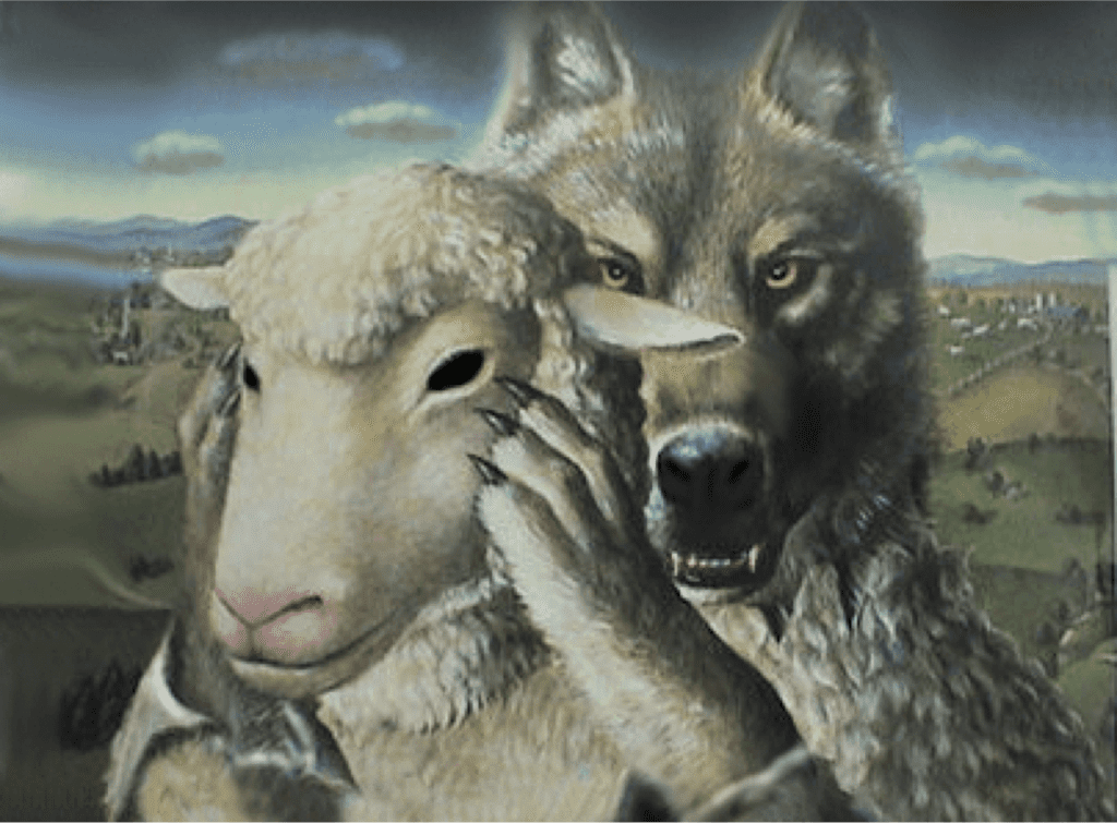Por qué el lobo con piel de oveja es un símbolo de engaño
