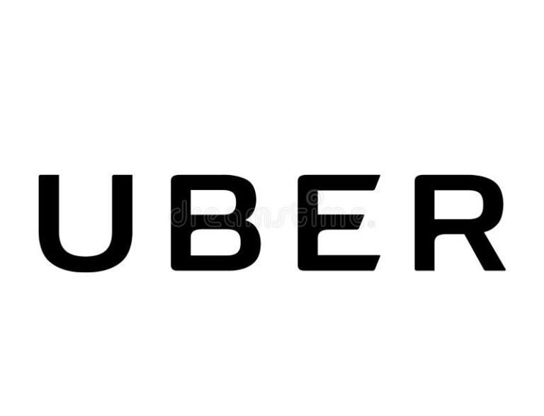 logotipo de uber en un fondo simple