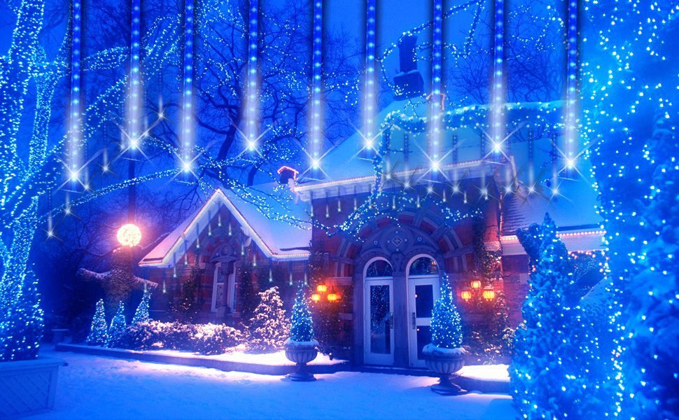 Cómo elegir las mejores luces de Navidad tipo lluvia para decorar 4 Cómo elegir las mejores luces de Navidad tipo lluvia para decorar