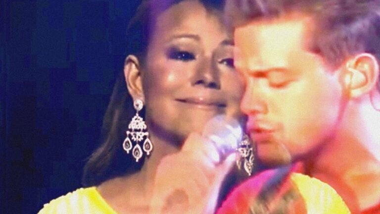 luis miguel y mariah carey en un concierto