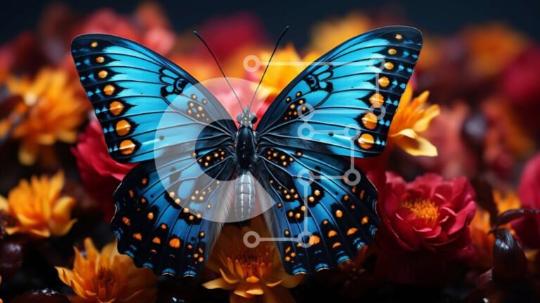 Qué simboliza la presencia de una mariposa en tu hogar 5 mariposa posada en una flor colorida