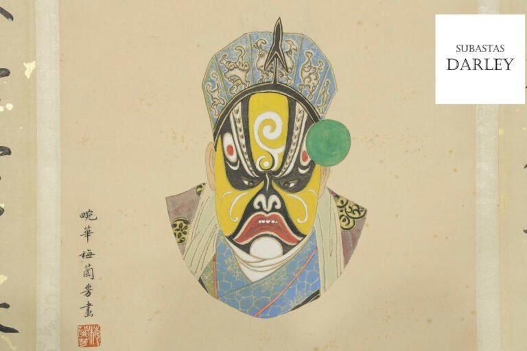 mascaras de teatro y versos en papel