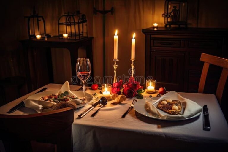 Dónde encontrar las mejores opciones para una cena romántica en Buenos Aires 30 mesa romantica iluminada con velas 1