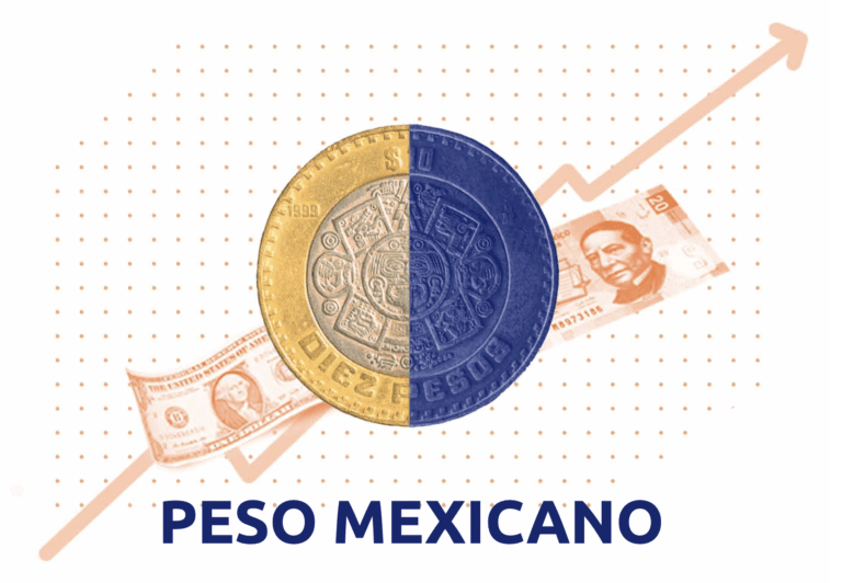 Cuánto cotiza actualmente el peso mexicano en Argentina 5 moneda mexicana sobre un mapa de argentina