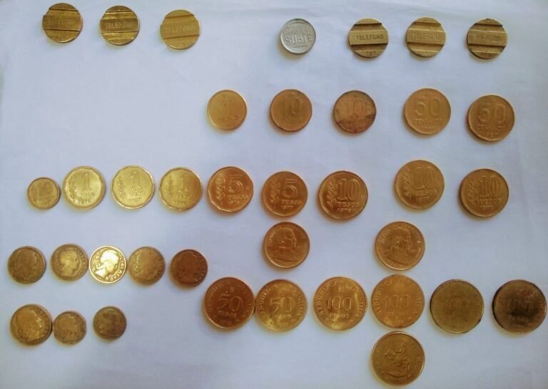 monedas argentinas antiguas en coleccion 1