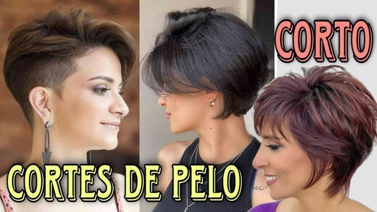 mujer con corte de pelo muy corto
