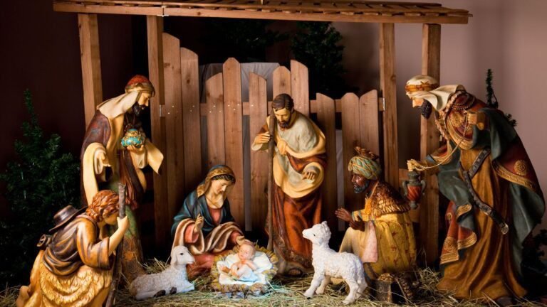 nacimiento de jesus en un pesebre 1