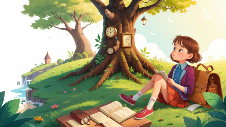 Qué temas aborda "Lengua madre" de María Teresa Andruetto 8 nina leyendo un libro bajo un arbol