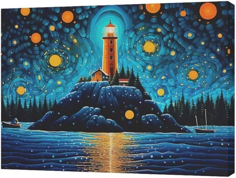 noche estrellada con un bar y guitarra