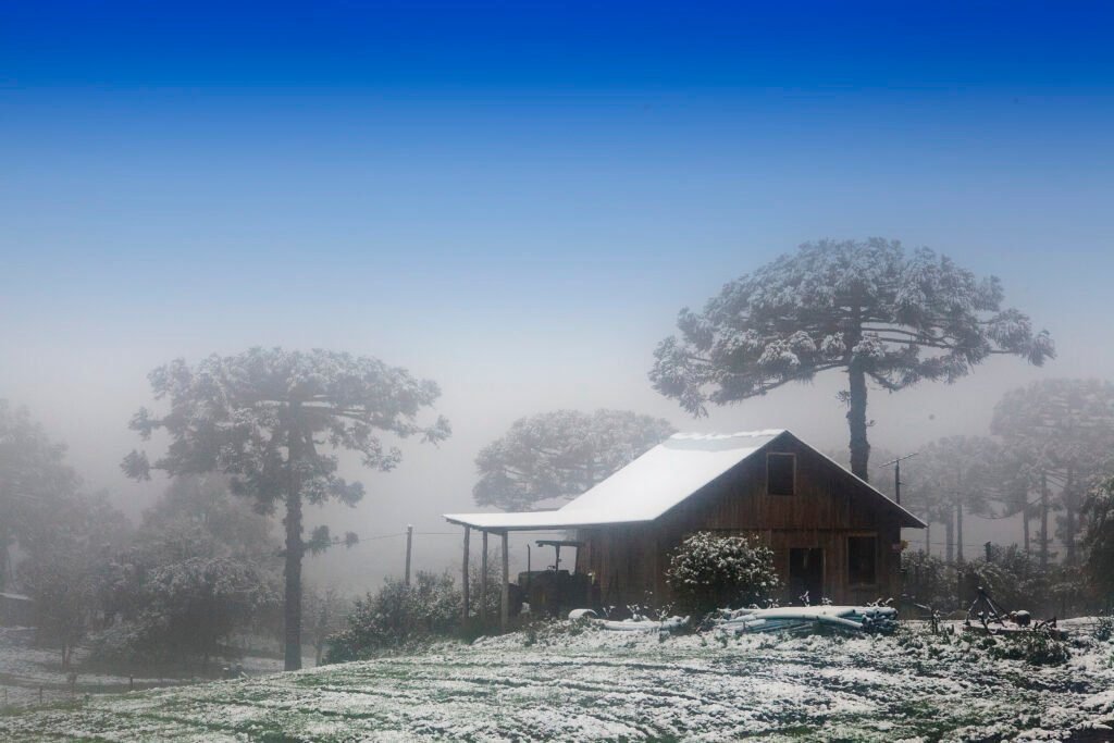 Es posible ver nieve en Brasil, específicamente en Río Grande do Sul 1 paisaje nevado en rio grande do sul
