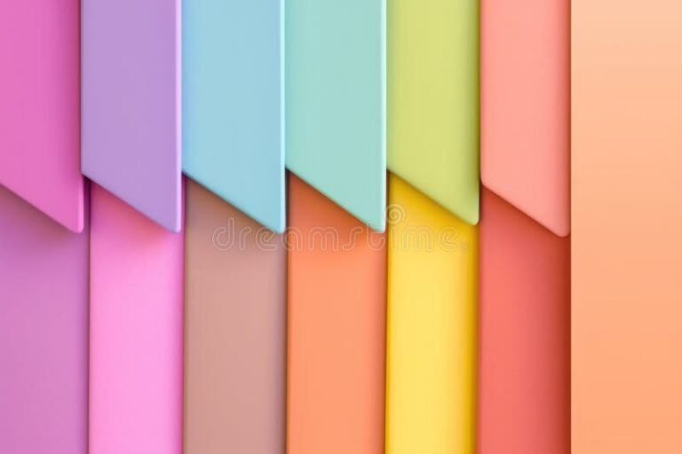 Cómo generar una paleta de colores a partir de un color específico 9 paleta de colores vibrante sobre fondo blanco