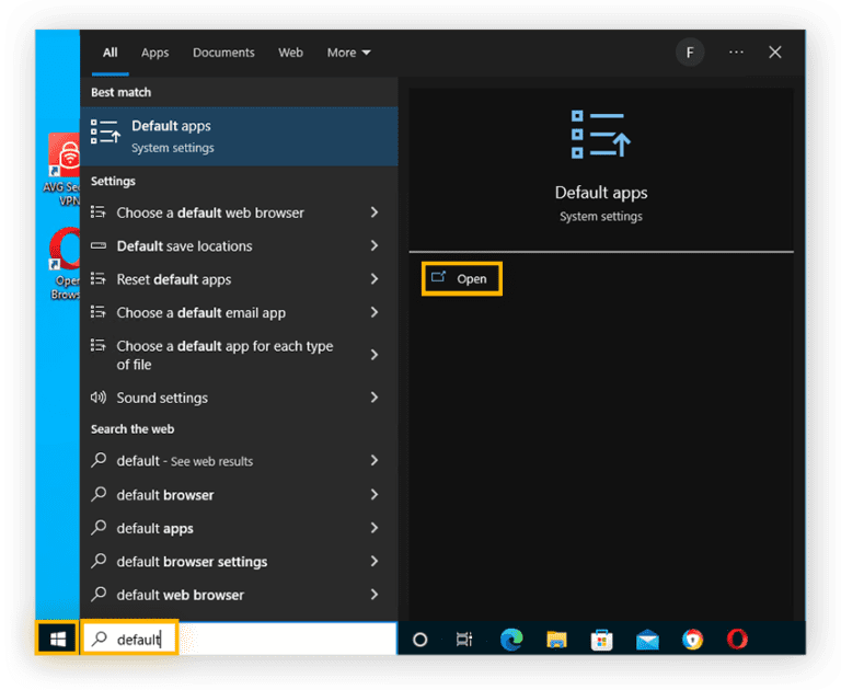 pantalla de configuracion de navegador en pc 1