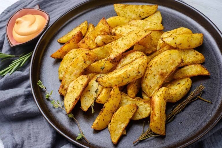 papas fritas doradas y crujientes al horno
