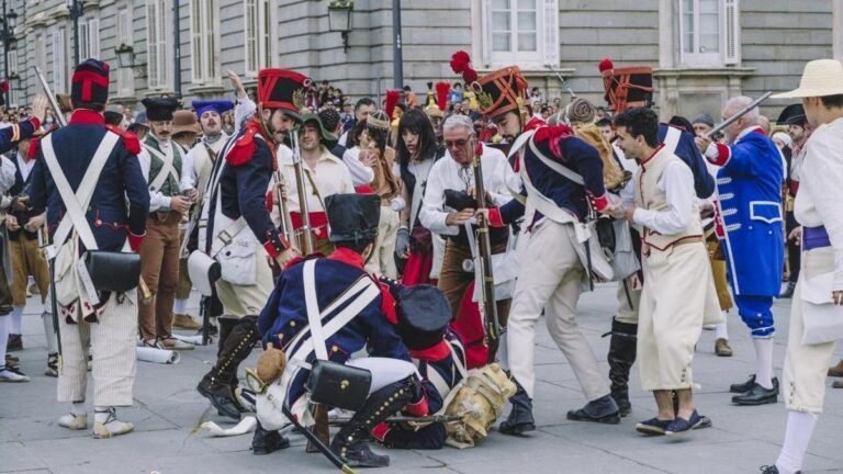 recreacion historica de la semana de mayo