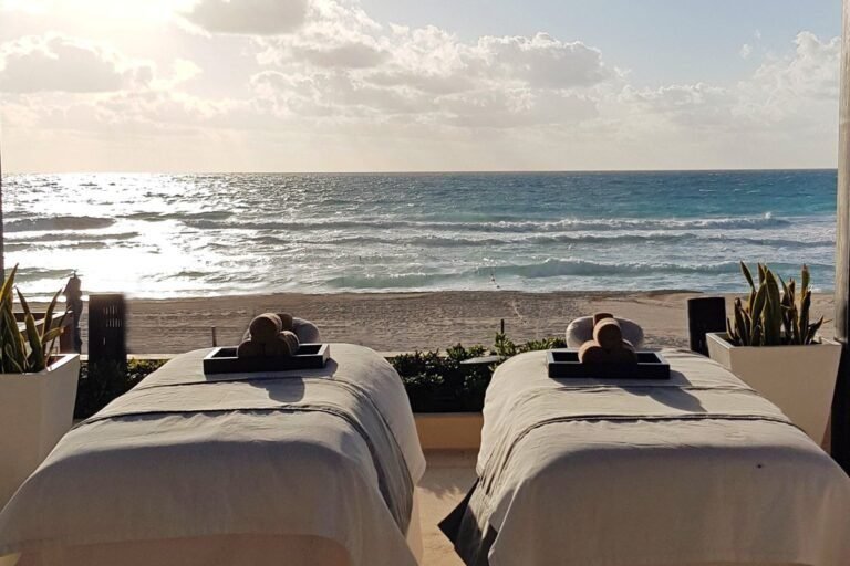 relajacion en un spa junto al mar