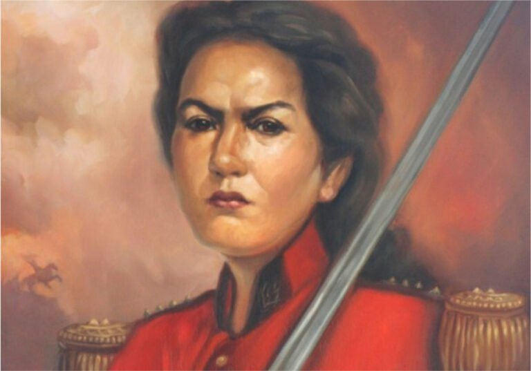 retrato de una heroina de la independencia