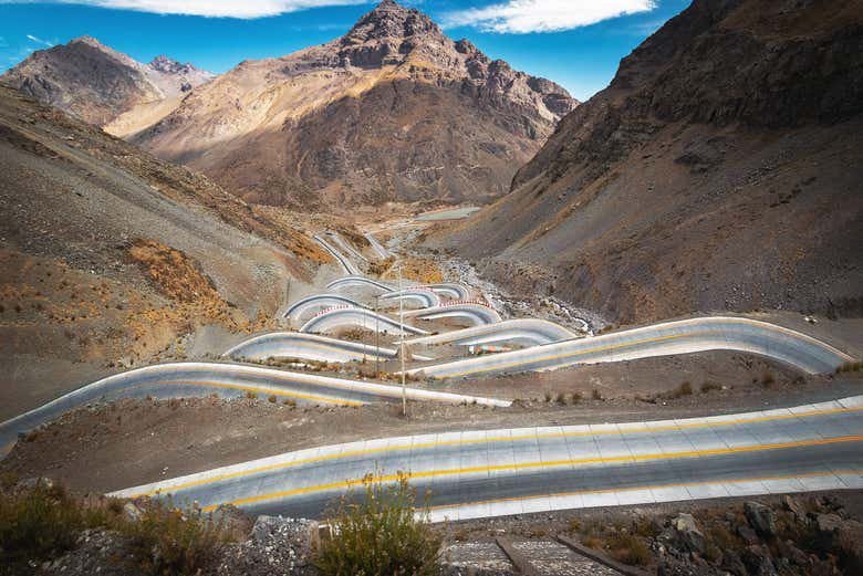Cuál es la mejor ruta para viajar de Mendoza a Santiago de Chile 1 ruta panoramica entre mendoza y santiago