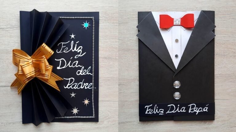 Cómo hacer tarjetas para el Día del Padre y enviarlas por WhatsApp 4 tarjetas de regalo creativas para el dia del padre