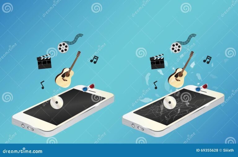 Cómo puedo agregar música a las historias de WhatsApp fácilmente 9 telefono movil con notas musicales flotantes