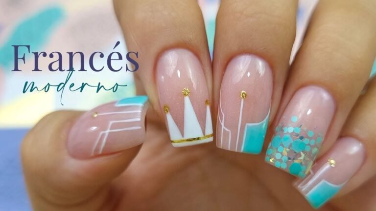 Cómo hacer uñas semipermanentes francesas con decoración fácil 7 unas semipermanentes con diseno frances