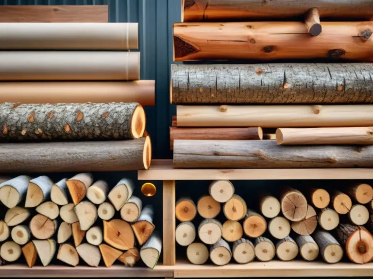 Cuáles son los mejores tipos de leña para un asado argentino 1 varias maderas apiladas para asado argentino