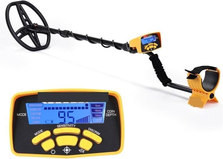 variedad de detectores de metales en exhibicion