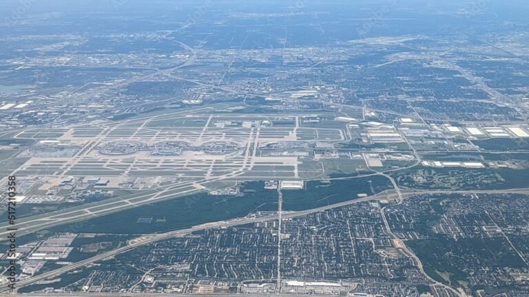 vista aerea del aeropuerto dallas fort worth 1